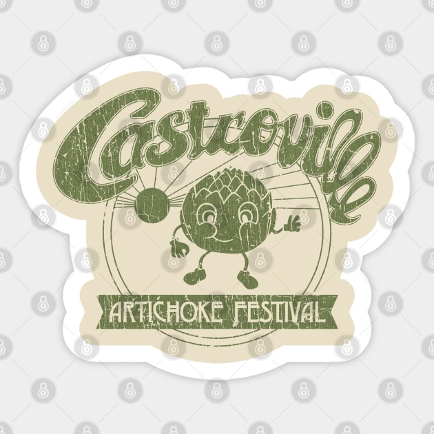 Castroville Artichoke Festival 1959 Sticker by JCD666